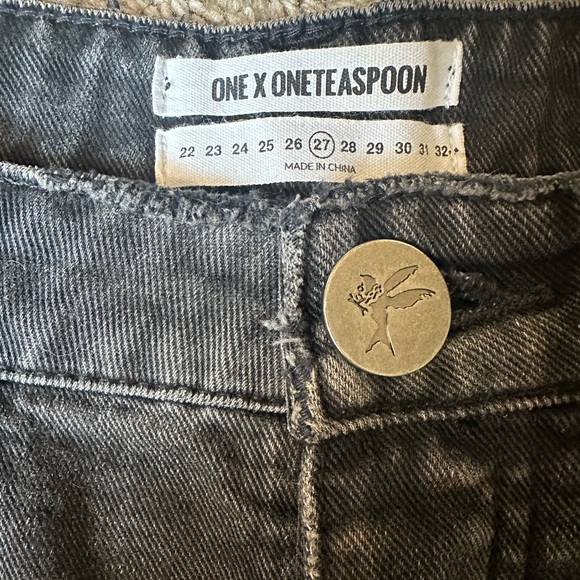 One x One Teaspoon High Waist Bandit Shorts - Picture 9 of 9